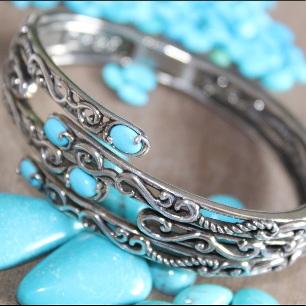 American Jewelry Sterling & Turquoise Bracelet.